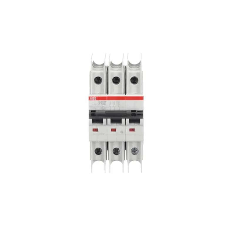 SU203M-Z20 Miniature Circuit Breaker Z-Char., 10kA, 20A, 3P UL489