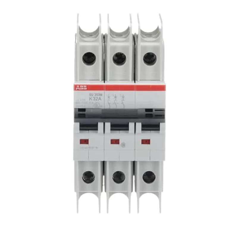 SU203M-K32 Miniature Circuit Breaker K-Char., 10kA, 32A, 3P UL489