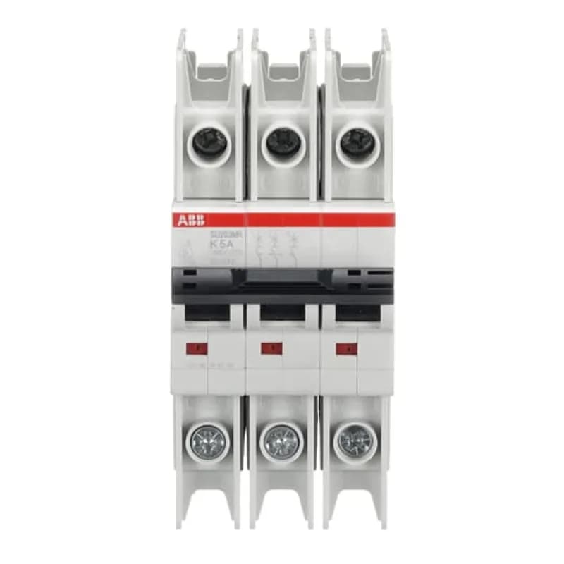 SU203MR-K5 MCB K-Char., 10kA, 5A, 3P, RTT UL 489, Ring Cable Lug