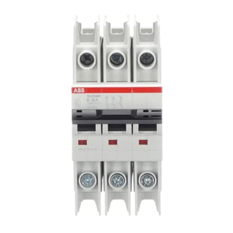 SU203MR-K15 MCB K-Char., 10kA, 15A, 3P, RTT UL 489, Ring Cable Lug