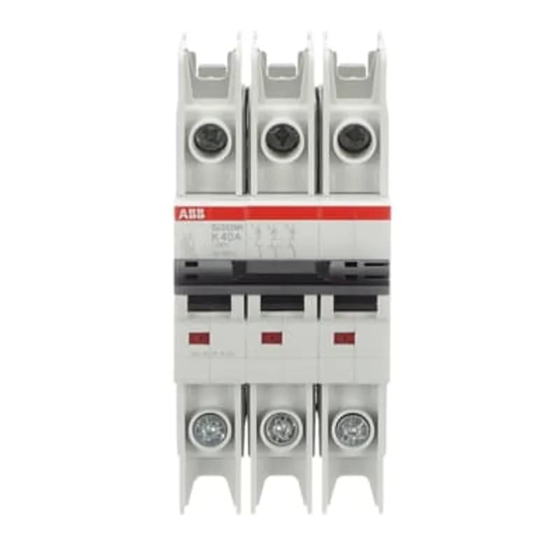 SU203MR-K40 MCB K-Char., 10kA, 40A, 3P, RTT UL 489, Ring Cable Lug