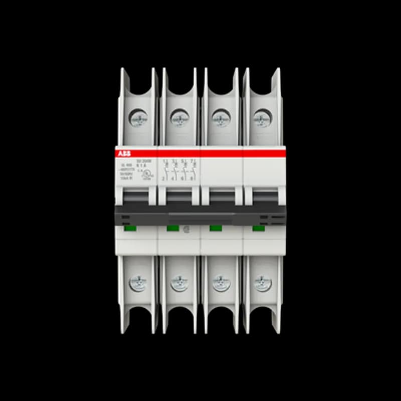 SU204M-K1 Miniature Circuit Breaker K-Char., 10kA, 1A, 4P UL489