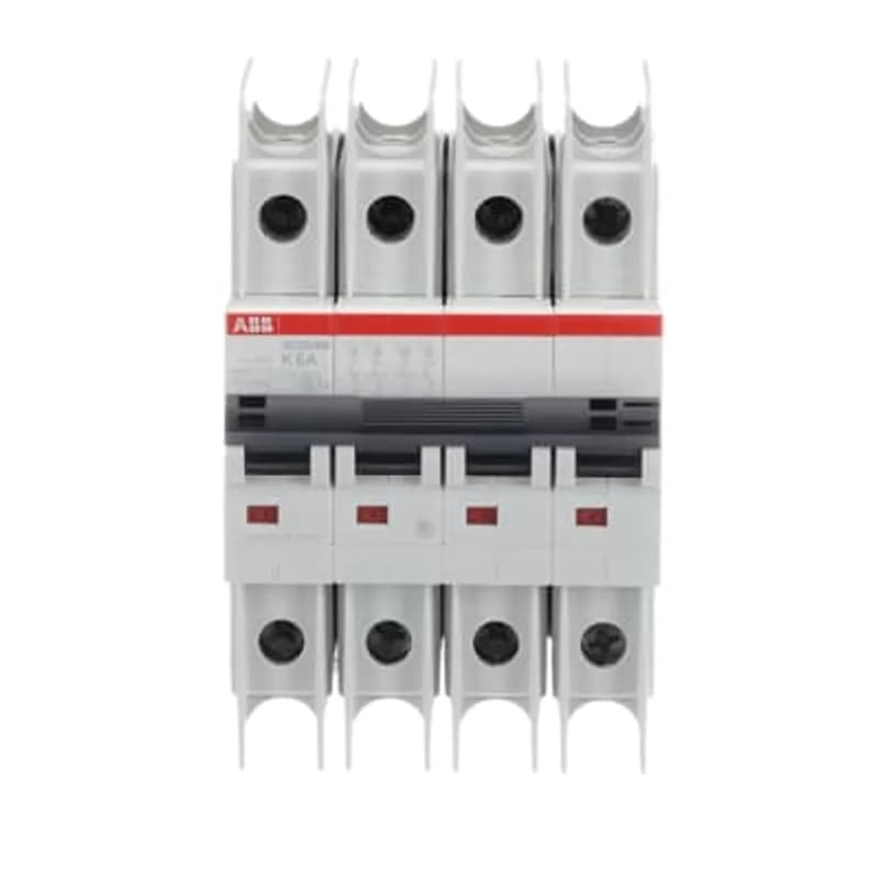 SU204M-K6 Miniature Circuit Breaker K-Char., 10kA, 6A, 4P UL489