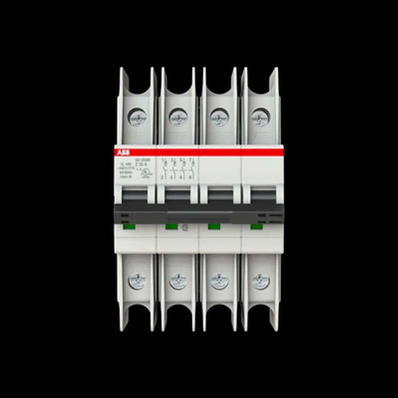 SU204M-Z35 Miniature Circuit Breaker Z-Char., 10kA, 35A, 4P UL489