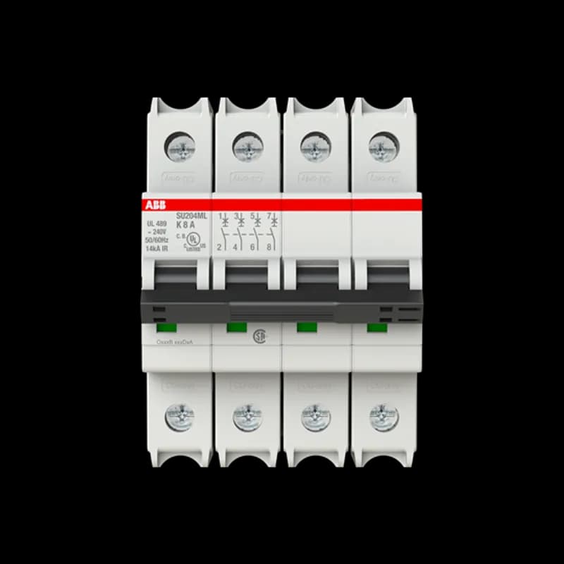 MCB SU200ML 4P K 8A UL 489