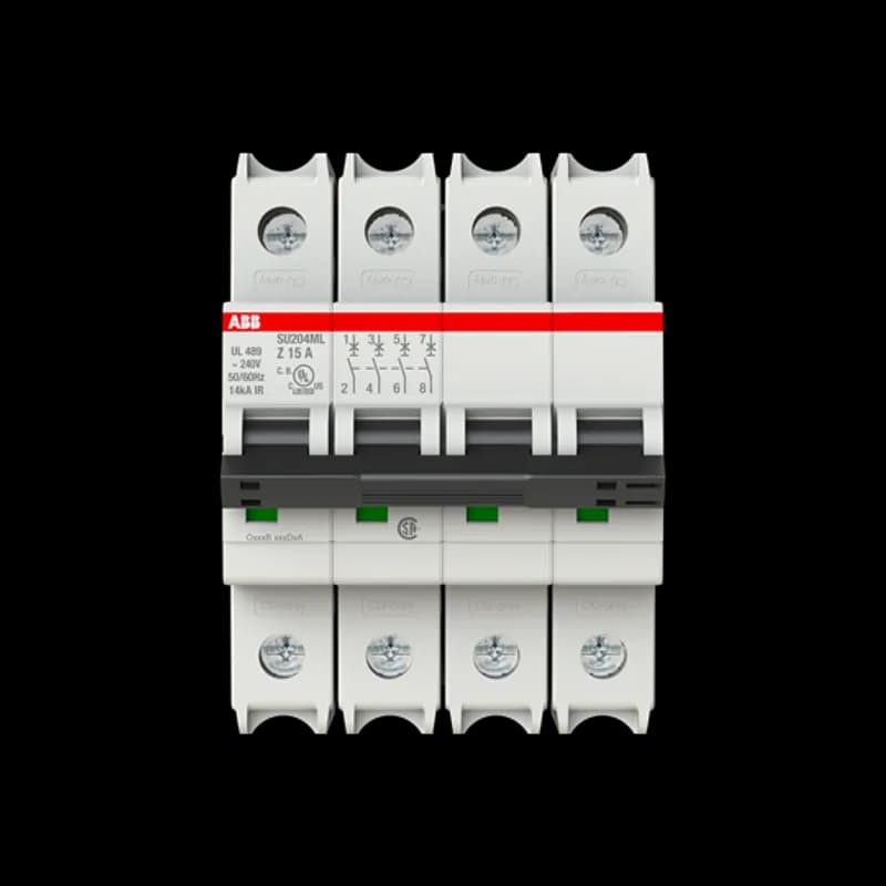 MCB SU200ML 4P Z 15A UL 489