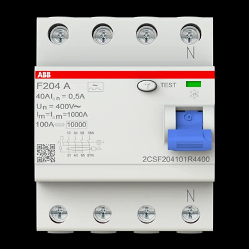 The RCCBs F200 series assures protection to people and installations against fault current to earth. A large offer for standard instantaneous and selective AC and A types is completed with some configurations for special applications.