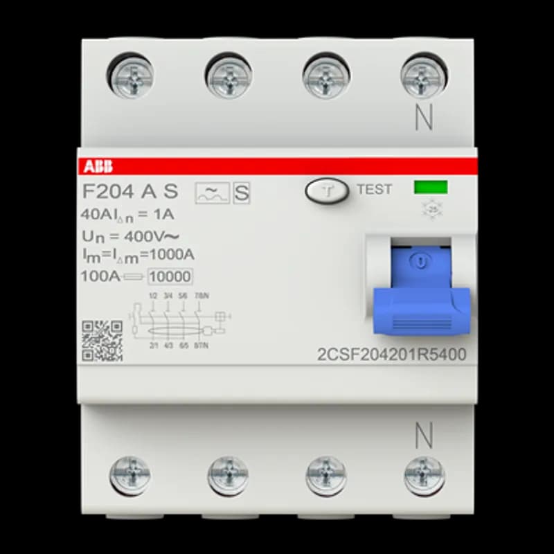 The RCCBs F200 series assures protection to people and installations against fault current to earth. A large offer for standard instantaneous and selective AC and A types is completed with some configurations for special applications.