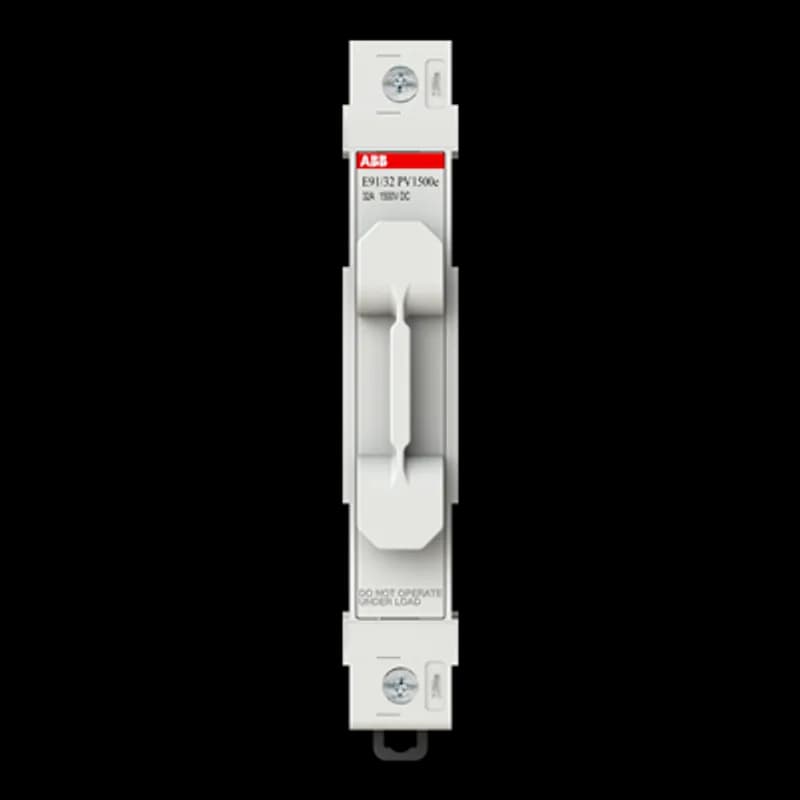 E 91/32 PV 1500 is a fuseholder for overcurrent and short circuit protection in PV applications