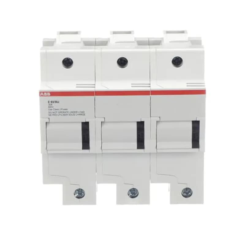 ABB - Electrification E93/30J - E 90 30 J is a fuseholder for overcurrent and short circuit protection specific for class J fuses