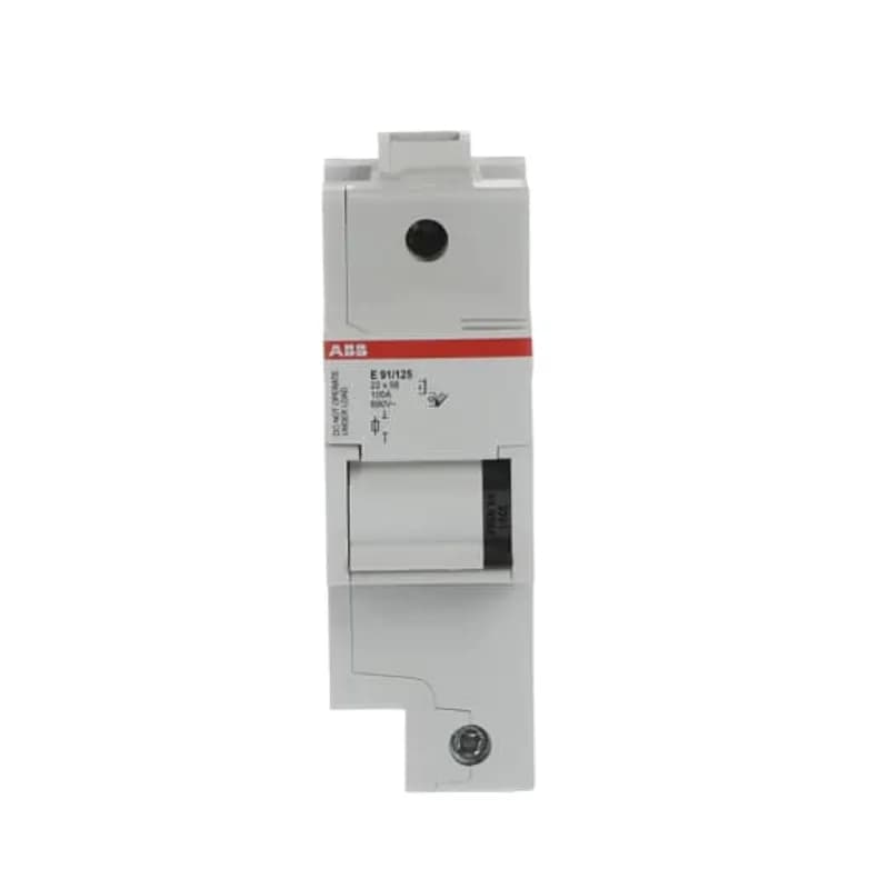 E 90 50/125 fuse holders are appropriate to protect against overloads and short circuits. They are designed for use with cylindrical fuses from 50 to 125 A.