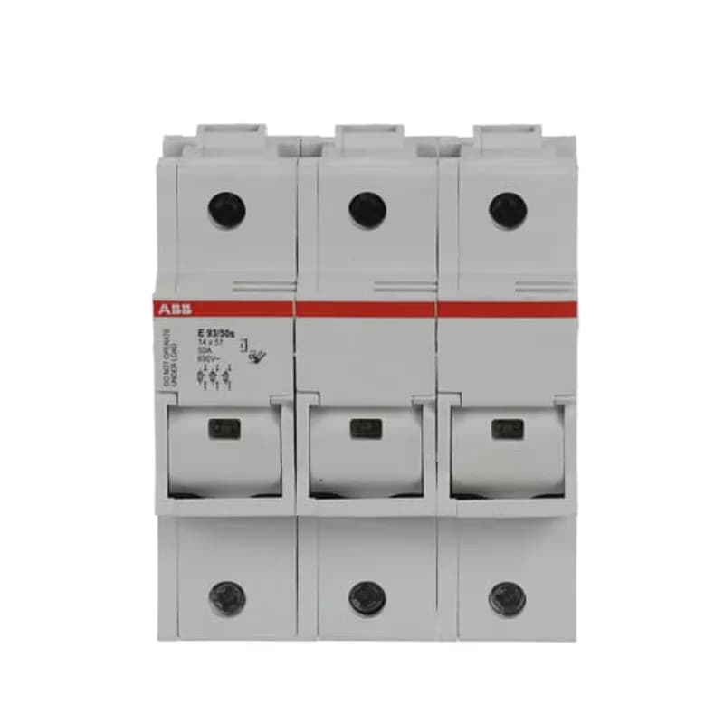 E 90 50/125 fuse holders are appropriate to protect against overloads and short circuits. They are designed for use with cylindrical fuses from 50 to 125 A.