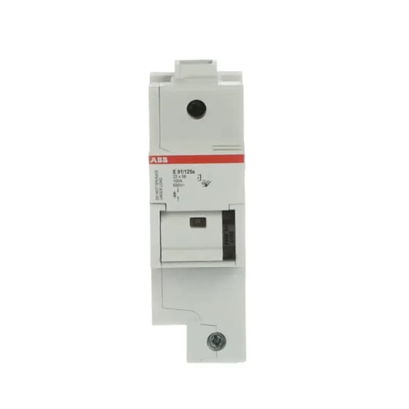 E 90 50/125 fuse holders are appropriate to protect against overloads and short circuits. They are designed for use with cylindrical fuses from 50 to 125 A.