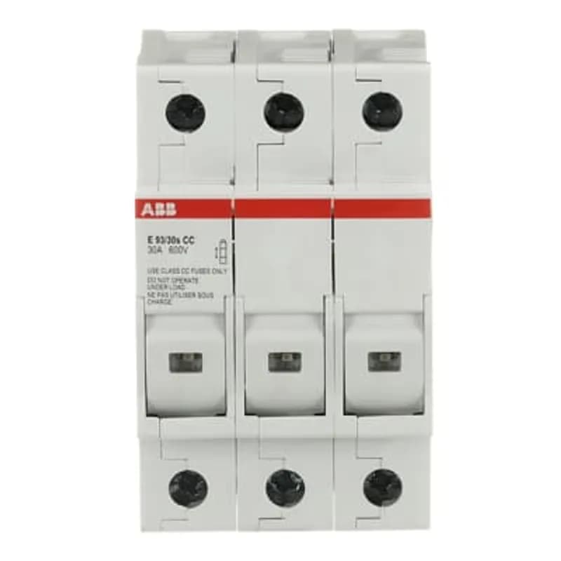 E 93/30S CC is a fuseholder for overcurrent and short circuit protection specific for class CC fuses