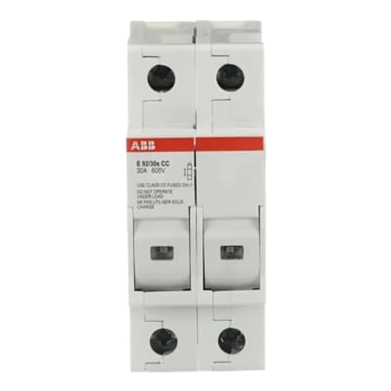 E 92/30S CC is a fuseholder for overcurrent and short circuit protection specific for class CC fuses