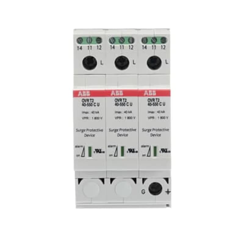 ABB - Electrification OVRT23L40550PTSU - OVR SPD 3P 40KA 550V P TS