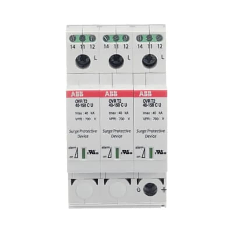 ABB - Electrification OVRT23L40150PTSU - OVR SPD 3P 40KA 175V P TS