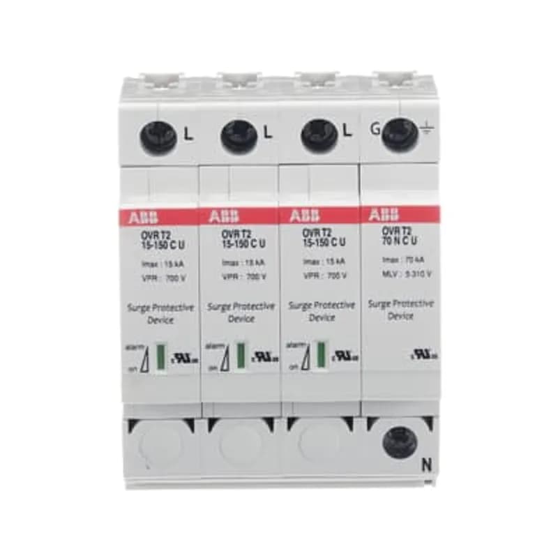 ABB - Electrification OVRT23N15150PU - OVR SPD 3P+N 15KA 175V P