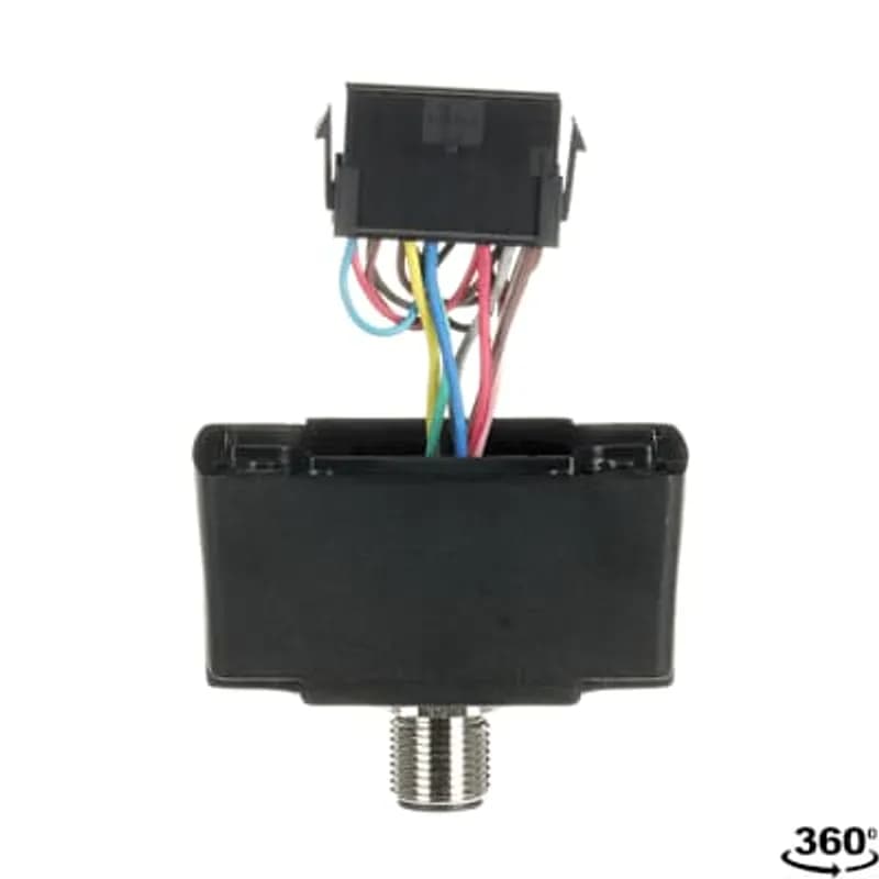 Bottom part with M12-8 male connector.