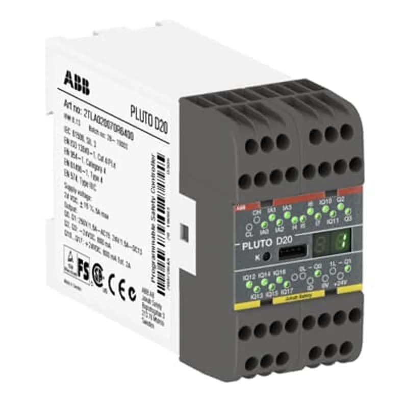 Analogue input range 0-10V/4-20mA.
