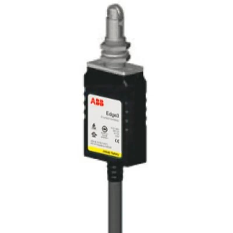Safety limit switch, 2NC + 1NO contacts, 3m cable end exit, die cast, with panel mount roller.