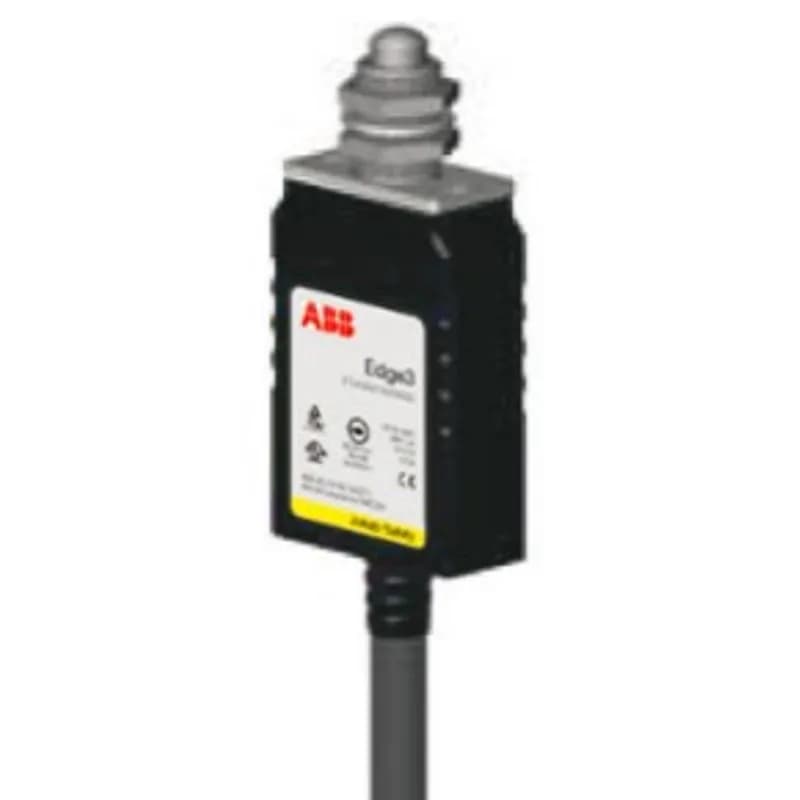 Safety limit switch, 2NC + 1NO contacts, 3m cable side exit, die cast, with panel mount pin.