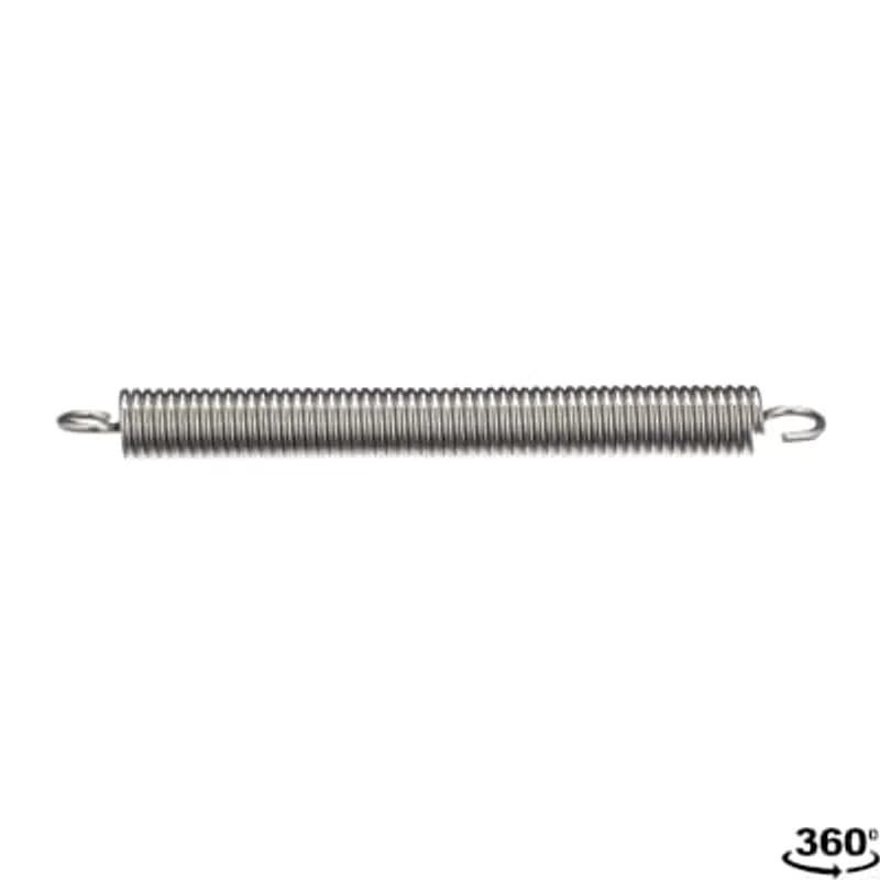 Spring for Rope Pull Emergency Stop systems, 220mm, Stainless Steel. When using one Rope Pull Emergency Stop the wire should be anchored at the other end using this Spring.