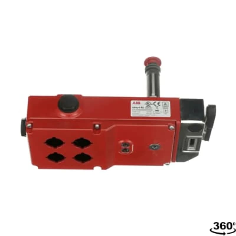 Safety lock GKey with 4 positions for pilot devices, die-cast housing, escape release and manual unlock function. Can be mounted on hinged doors and on sliding doors, both on the left and on the right. Delivered with mechanical tongue actuator, RFID actuator, entry cover and screw bit.