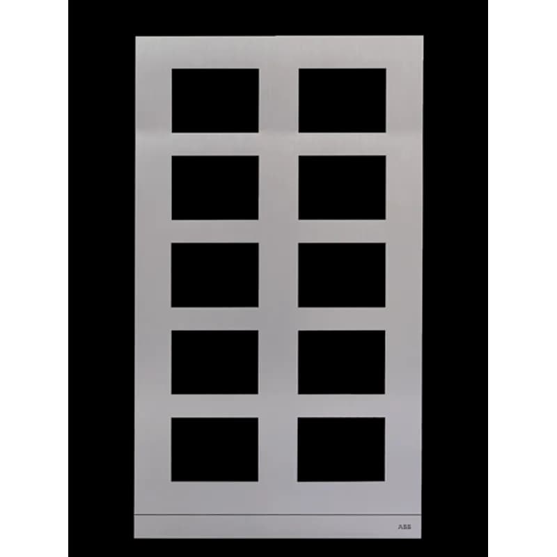 ABB - Electrification 51029CF-A - ALUMINUM COVERFRAME 10 MODULES 2X5