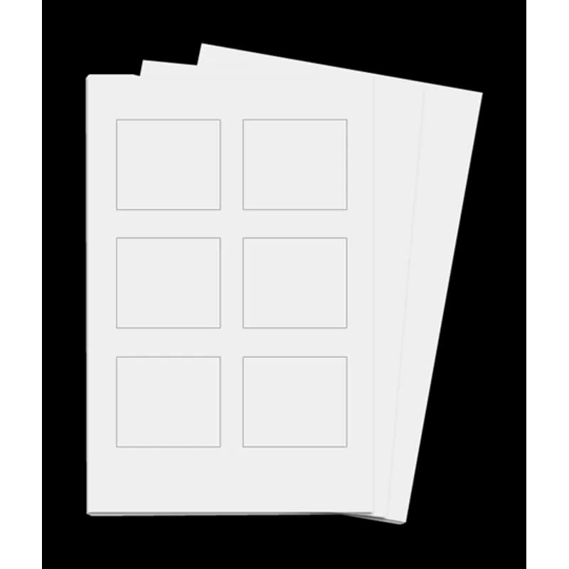 LABELING A4 SHEET FOR 1/4 HEIGHT