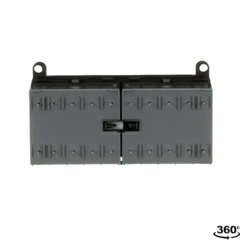 The VB7-30-01-P mini reversing contactor is a compact 3 pole contactor with 1 auxiliary contact, soldering pins and normal mechanical interlock. They are ideally suited for applications where reliability is a must and space is at a premium. Mini reversing contactors are used in residential buldings, commercial buildings and industrial applications for the control of three-phase motor loads up to 5.5 kW (AC-3). Further features are the silent coil, a switch position indication and the integrated possibility for rail mounting.