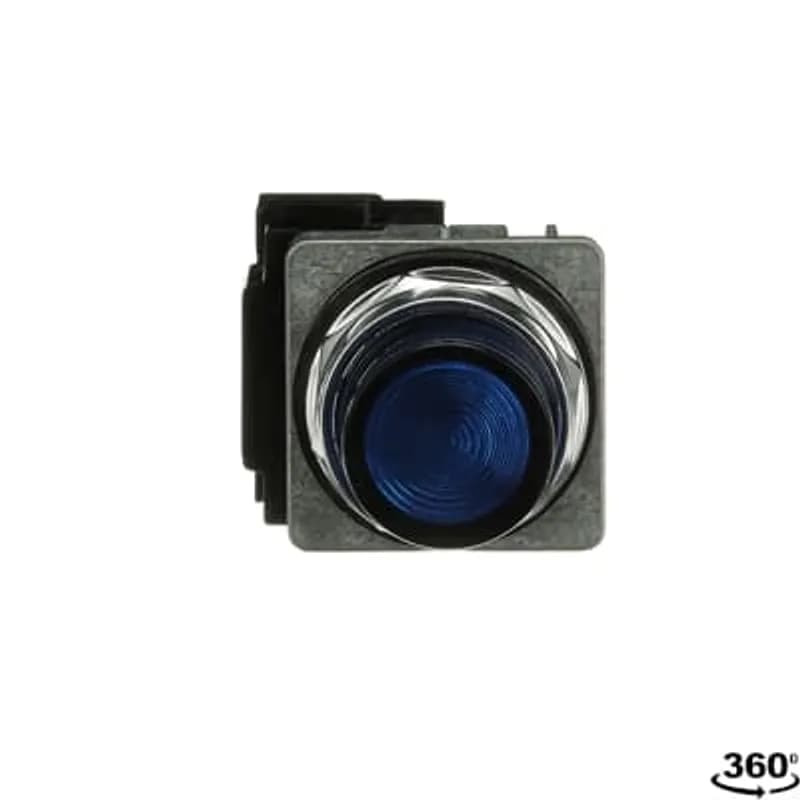 A3 30mm Pilot Lights,,,24V,blue cap,LED