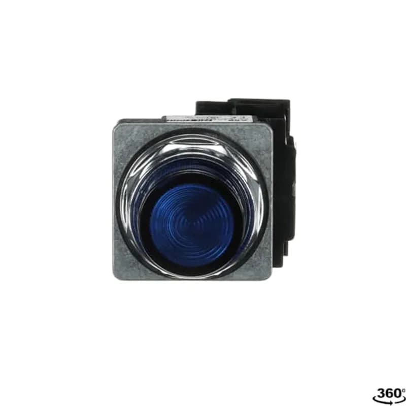 A3 30mm Pilot Lights,,,,blue cap,LED