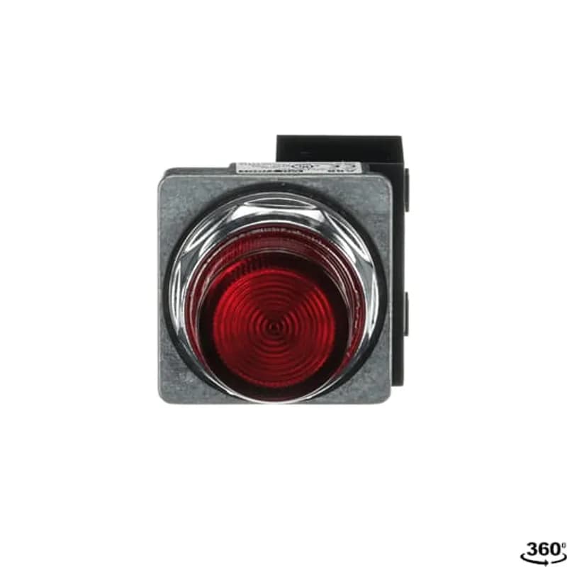 A3 30mm Pilot Lights,,,6-24V Intergrated LED Modual,Red Cap,LED