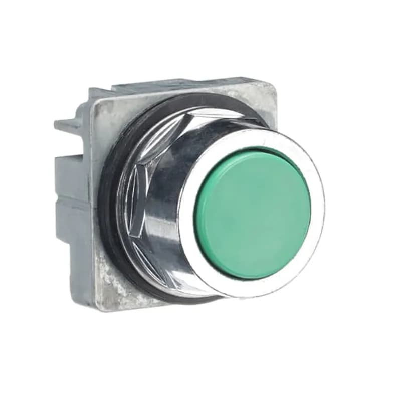 A3 30mm Pilot Device, Pushbutton, 2 Position, Momentary,Flush Cap,,,1 ea color