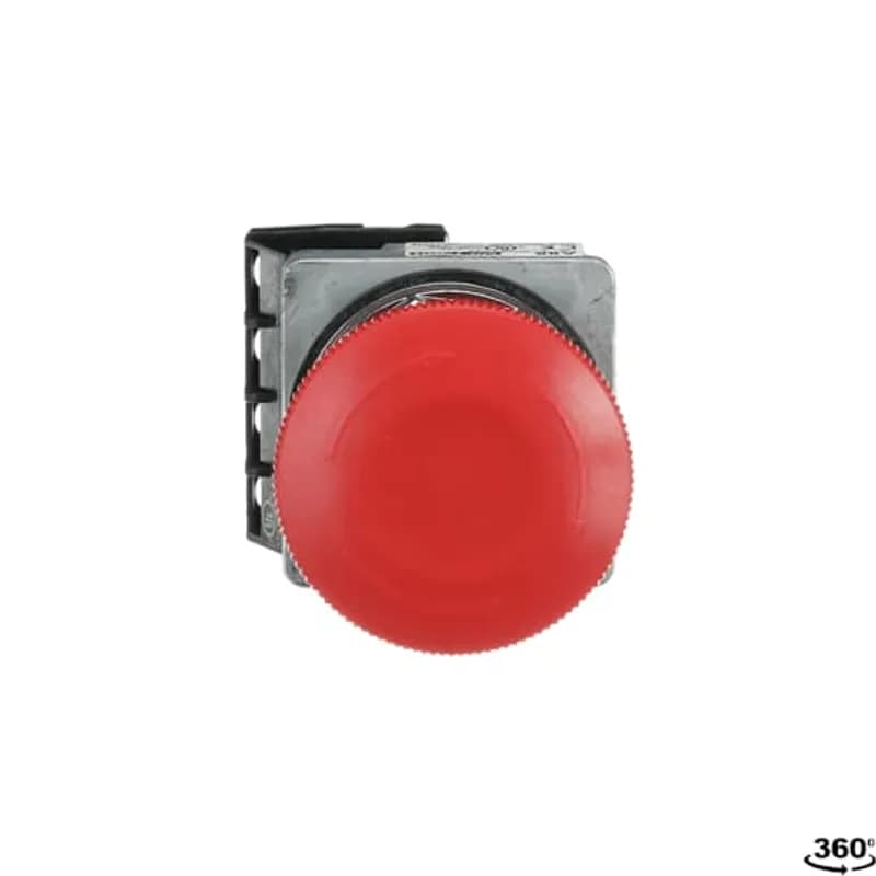 A3 30mm PilotDevice, Twist to Release,,,,Red Cap,1NC