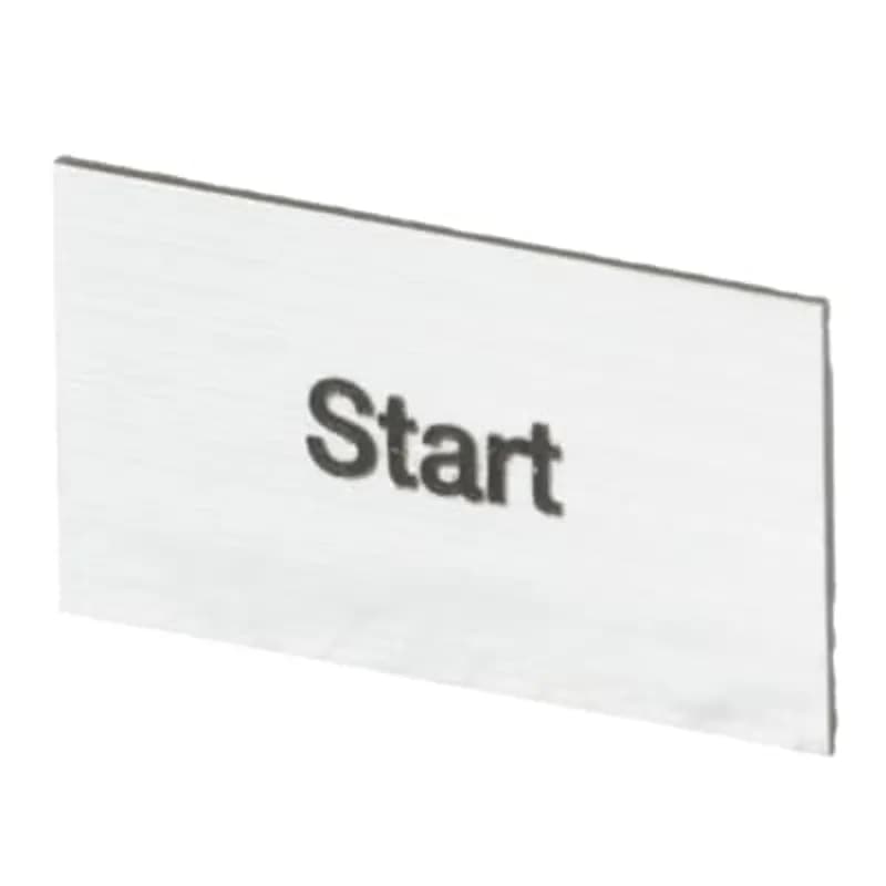 ABB - Electrification MA6-1044 - 15x27 mm, Insert to legend plate holder with text: Start