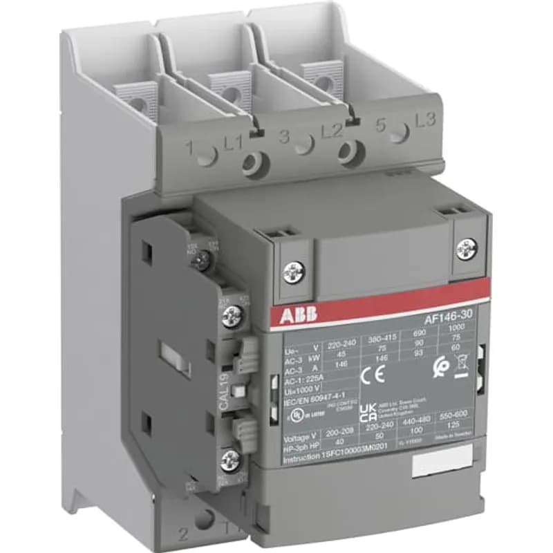 ABB - Electrification AF146-30-11B-42 - 3P BAR, 200A, 110-120 V 50/60 HZ,1/1