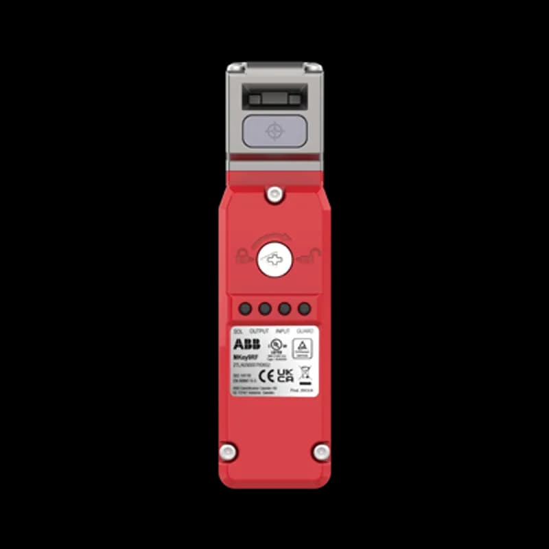 ABB - Electrification 2TLA050007R0602 - MKey are mechanical safety switches used for monitoring doors and hatches. The switch is mounted on the frame and the actuator key on the moving part of the guard. All MKey models have a safe interlocking function. Some MKey models can be locked and depending on the locking signal they can be used either as process locks or safety locks (with a safe unlocking function). MKey switches are available in different material and sizes in order to meet the requirements of different applications.