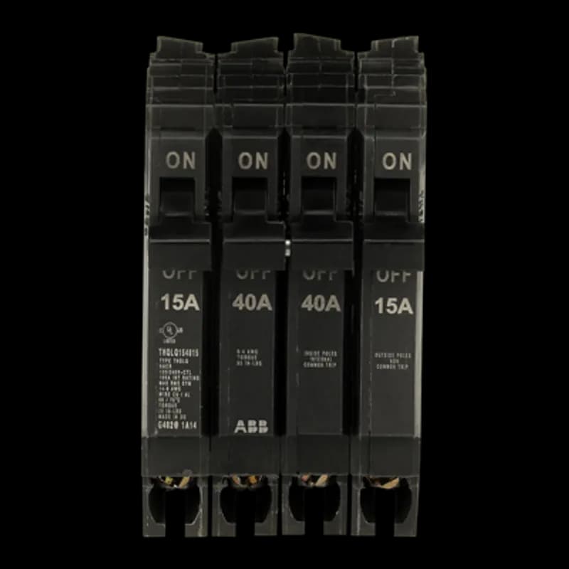 Same panel space, twice the circuits. Tandems and Quads are code compliant and compatibile with new and existing single phase ABB and GE by ABB PowerMark™ load centers with or without wing stabs.