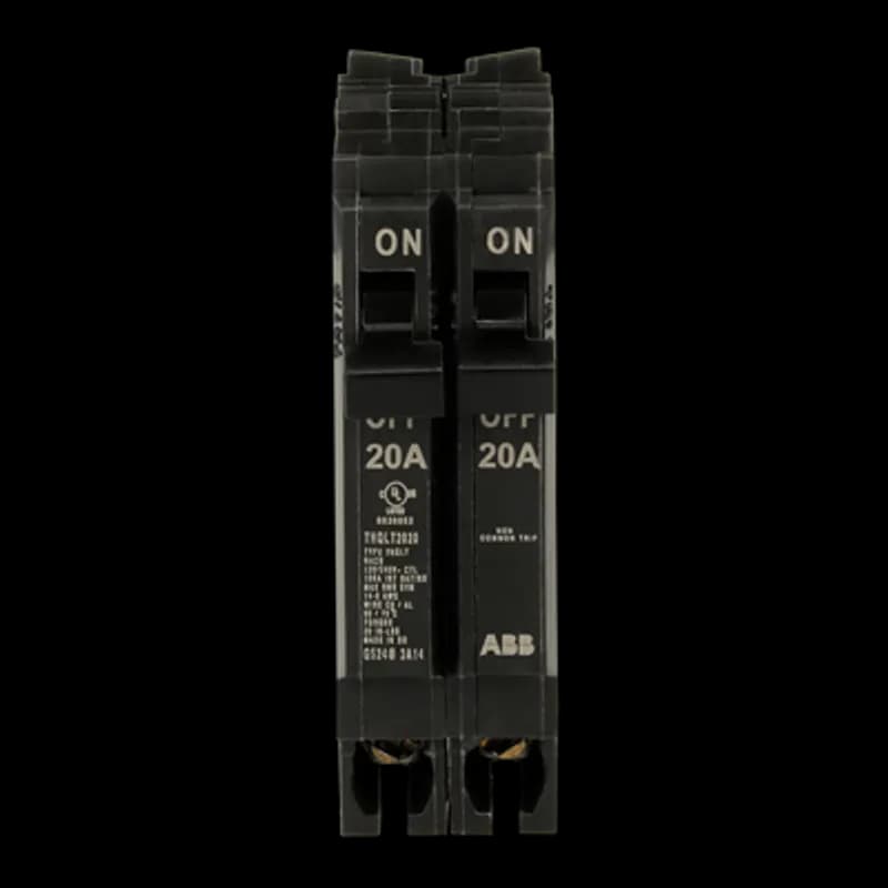 ABB - Electrification THQLT2020 - Same panel space, twice the circuits. Tandems and Quads are code compliant and compatibile with new and existing single phase ABB and GE by ABB PowerMark⢠load centers with or without wing stabs.