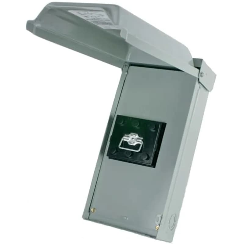 ABB - Electrification U0353F - Metallic, 30A Fusible disconnects. Pullers are removable or reinstallable in the OFF position for user safety during equipment maintenance. Listed for use as service entrance.