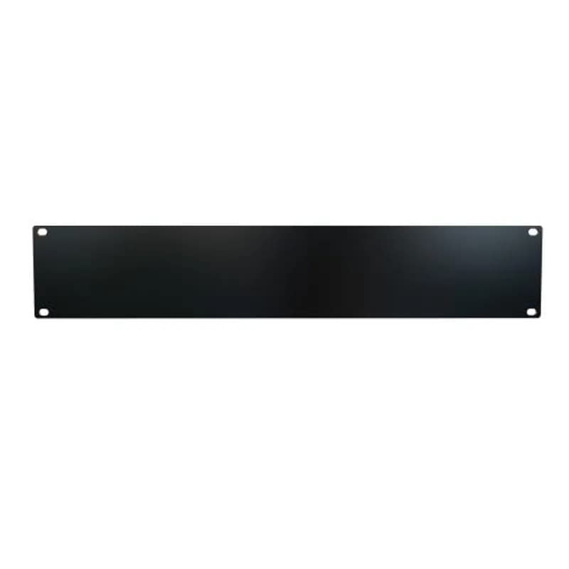 Hammond Manufacturing PBPA19003BK2 - 2U FLAT ALUMINUM RACK PANEL