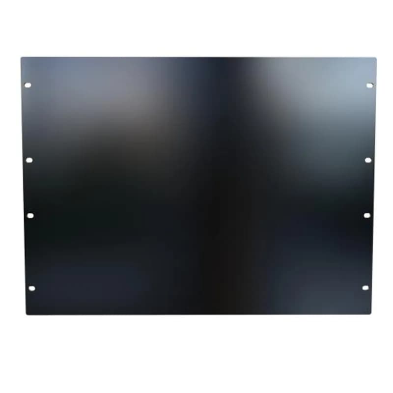 Hammond Manufacturing PBPA19014BK2 - 8U FLAT ALUMINUM RACK PANEL