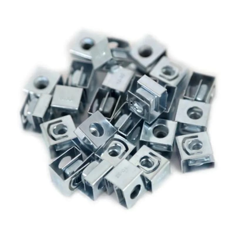 Hammond Manufacturing 1421NP25 - 25PK 10-32 clip nut packaged in reusable jar.