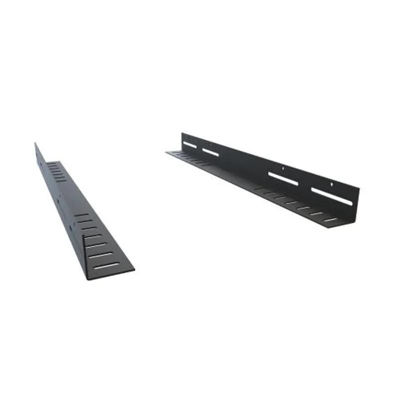 Equipment support angles (pair) - 21" - Steel/Black