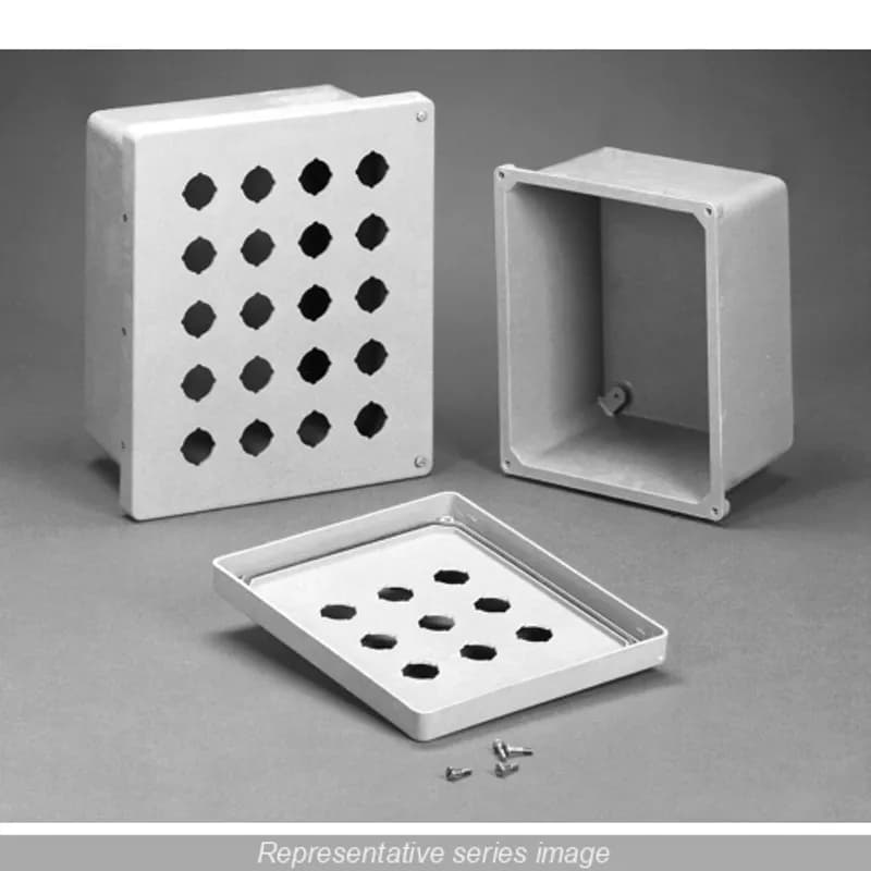 N4X Wallmount Encl - 8.00 x 6.12 x 4.13 - Fiberglass