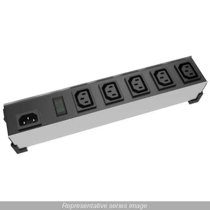 IEC 6 OUTLET 13.5" P-BAR