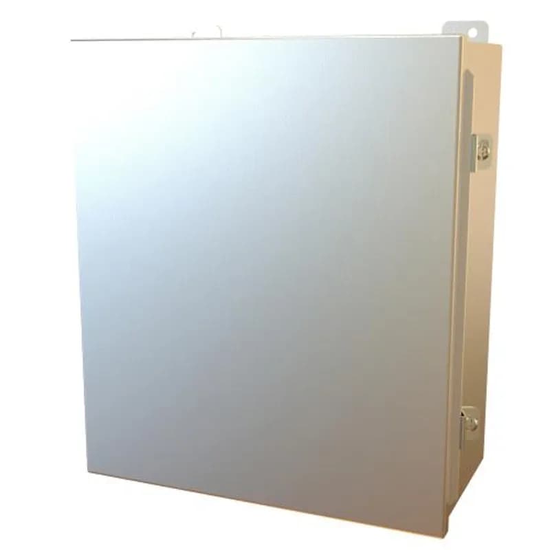 N4X J Box, Hinge Cover w/panel - 14 x 12 x 6 - 316 SS