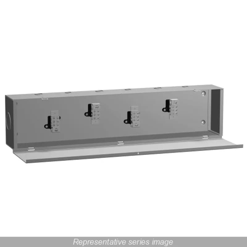 Splitter Trough, 225A - 24 x 8 x 5 - Steel/Gray